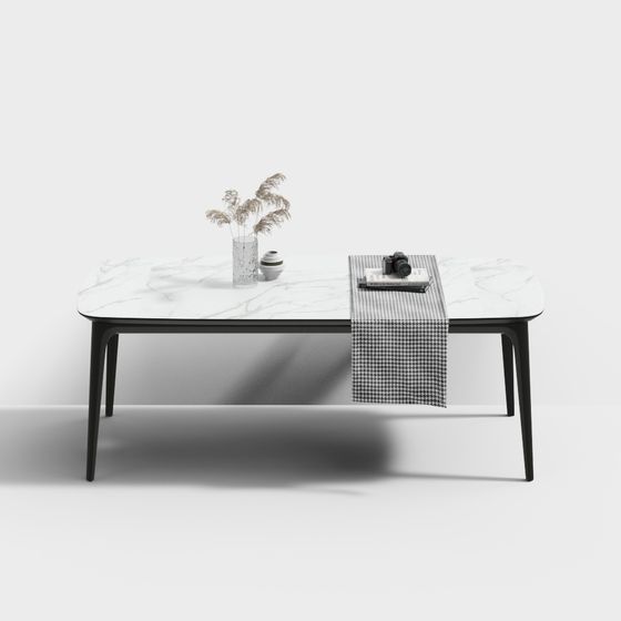 Stylish Coffee Table 3D model for Modern Interiors