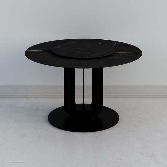 Urban Minimal Round Table 3D model