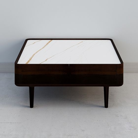 Mid-Century Modern Coffee Table 3D model for Creative Projects