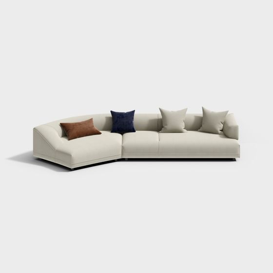 Urban Comfort Sofa 3D model