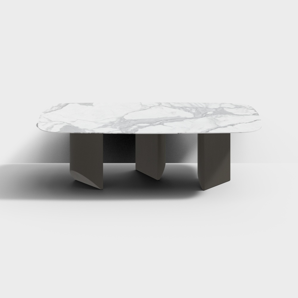 Modern restaurant dining table