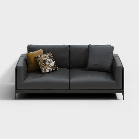 Elegant Minimalist 3D Sofa Model