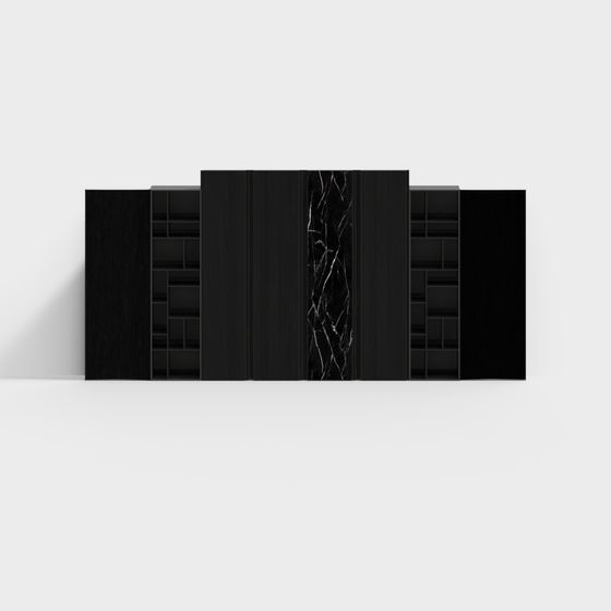 Urban Elegance Bookshelf 3D model for Modern Spaces