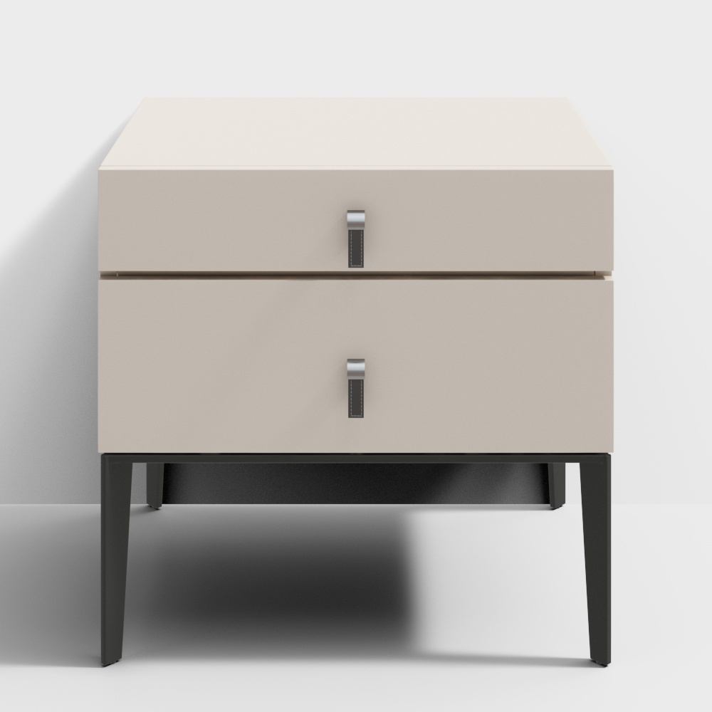 Urban Elegance Bedside Table 3D model