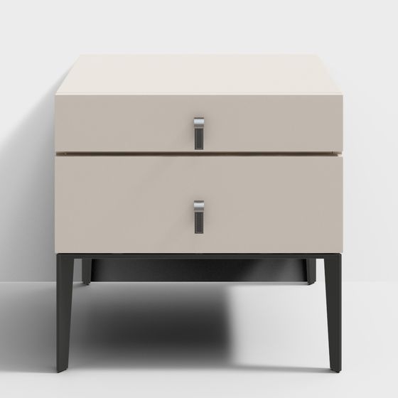 Urban Elegance Bedside Table 3D model