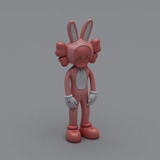Bunny Maniac 3D model - Whimsical Character Design