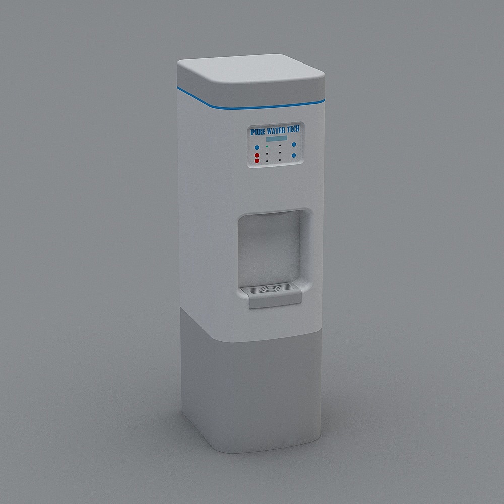 Modern Pure Water Tech Water Dispenser 3D model