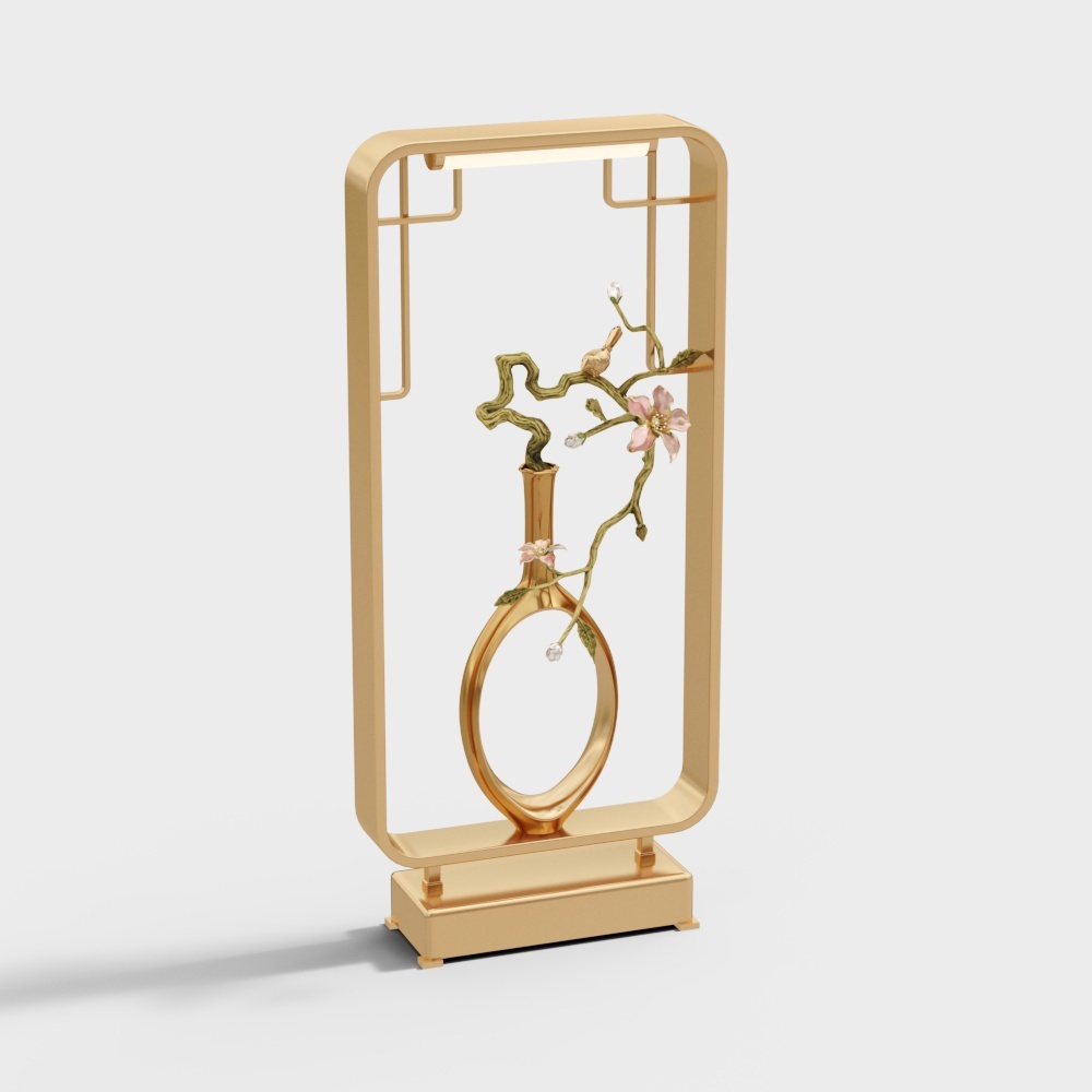 Đèn bàn phong cách Trung Quốc mới - bộ sưu tập 2012 - 1 đứng