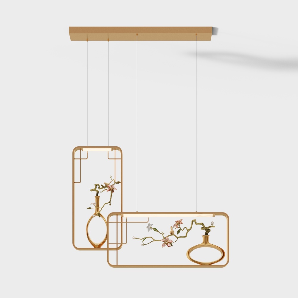 Xinghao Copper House - New Chinese - Chandelier - 2012 Series -2 horizontal