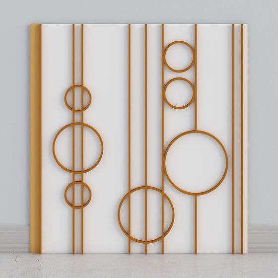 Unique Geometric Low-Poly 3D Model Design