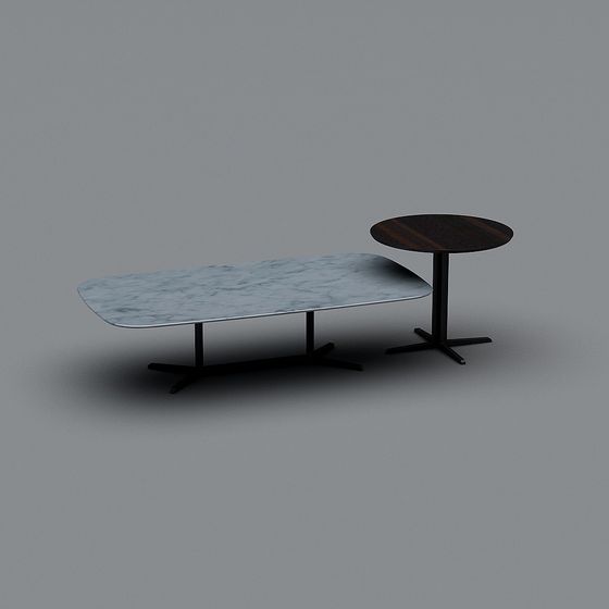 Urban Resting Table 3D model for Creative Spaces