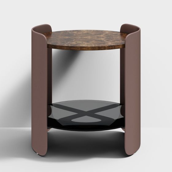 Elegant Urban Corner Side Table 3D Model