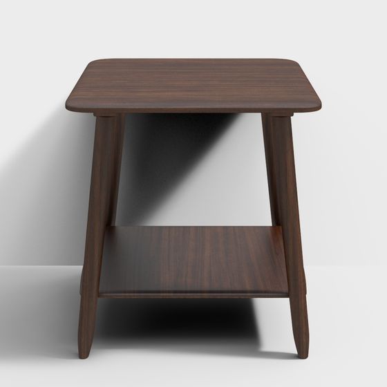 Vintage Style Side Table 3D model for Modern Interiors