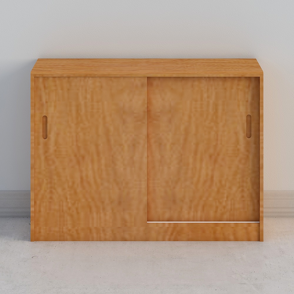 Stylish Sliding Cabinet 3D model