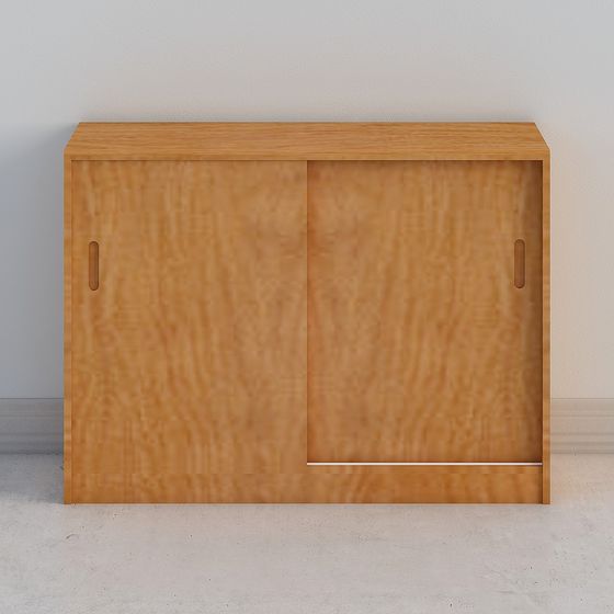 Stylish Sliding Cabinet 3D model