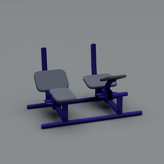 Urban Bench 3D model for Creative Projects