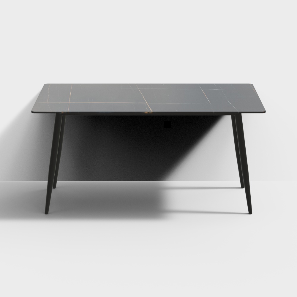 M1238-black dining table