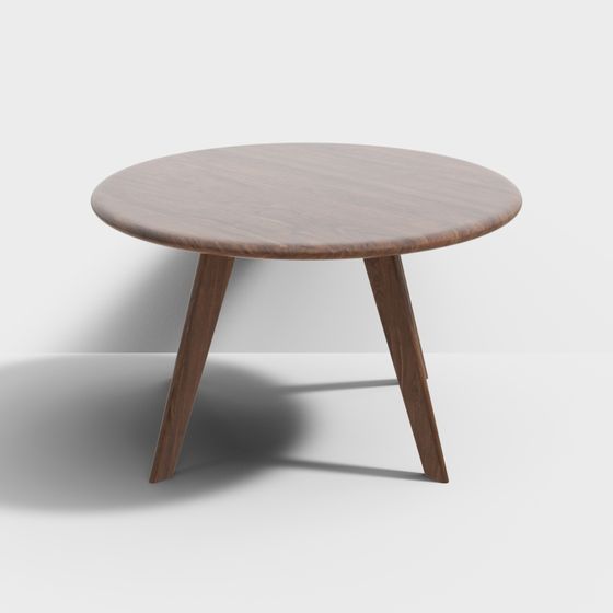 Nordic Style Round Table 3D model