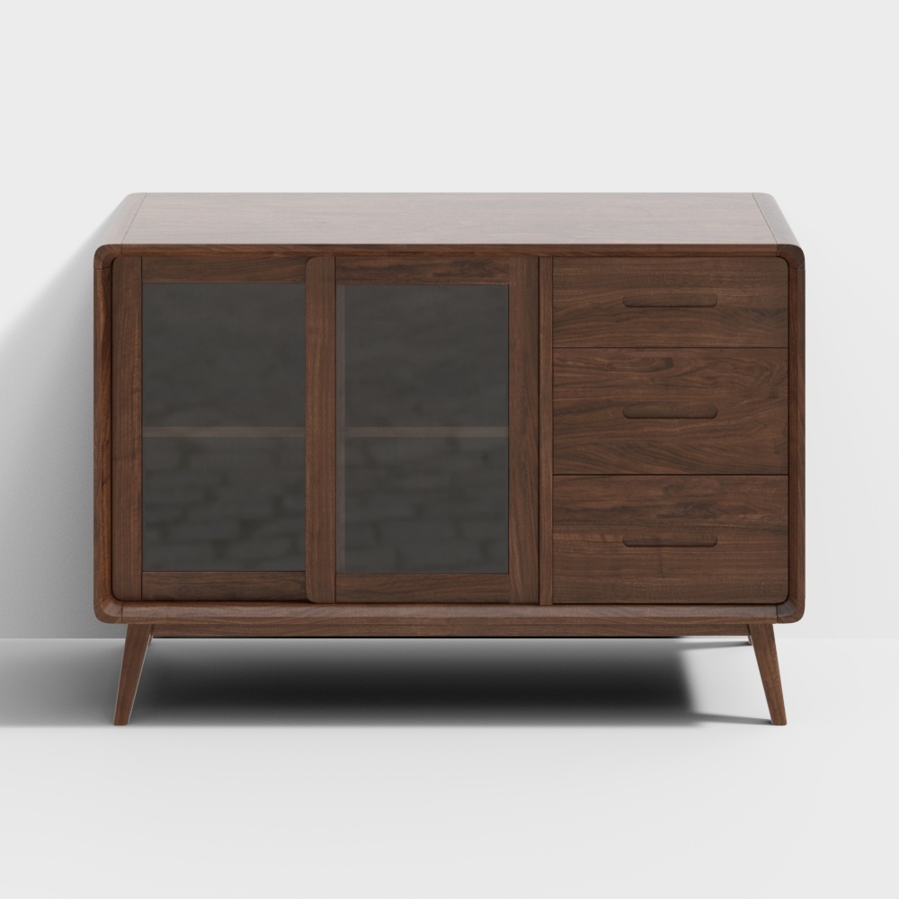 Monet Series -K35Q02- Sliding door side Cabinet 1.2m-NY