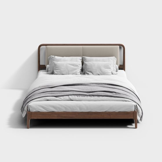 Urban Retreat Bed 3D model