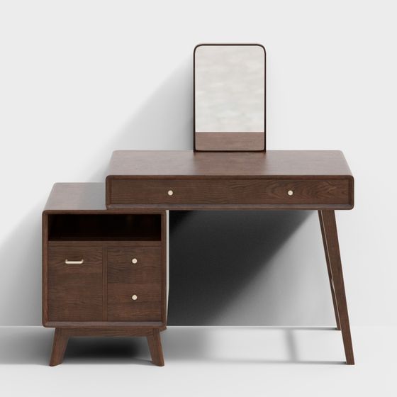 Modern Minimalist Vanity Table 3D model