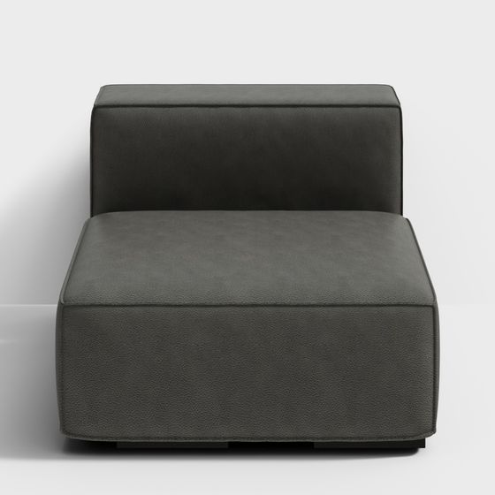 Modular Low-Poly Sofa Chair 3D model