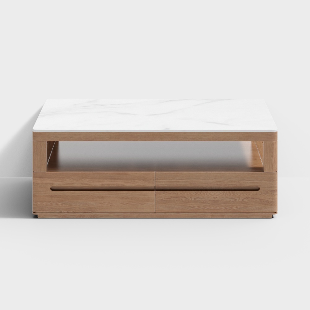 Rhine Serie-Y86J02-Schiefer Kaffeetisch 1.2m-NY