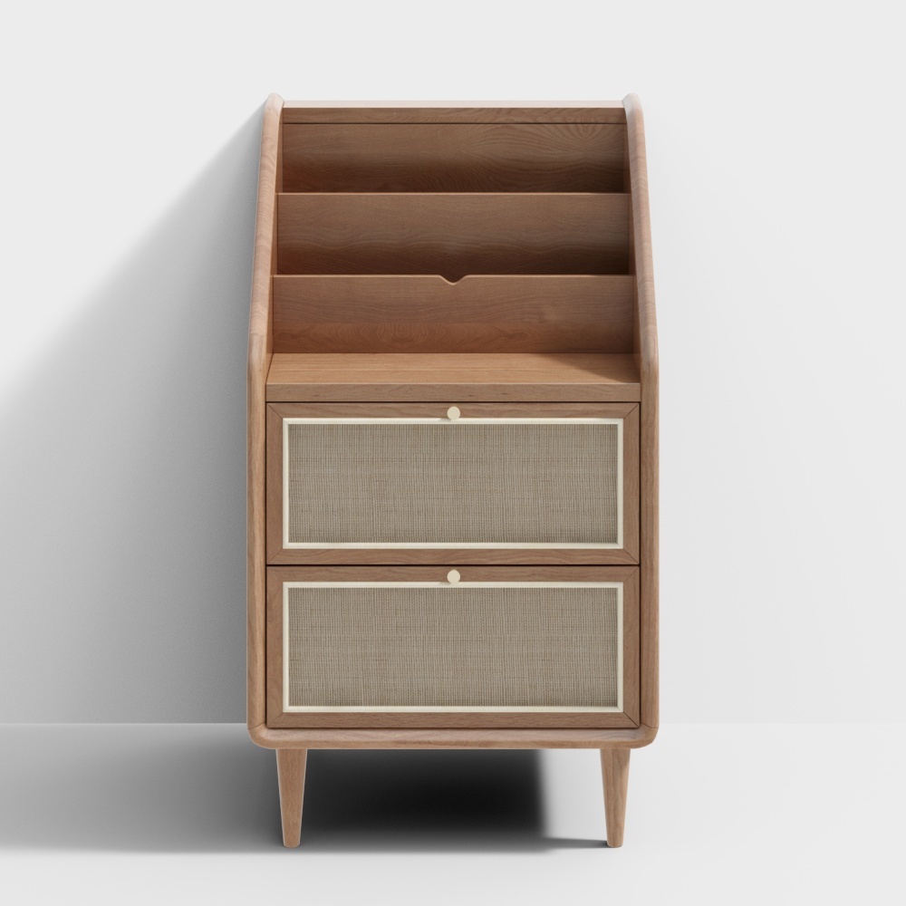 Vine series - Y84M04 - Side cabinet log color - NY