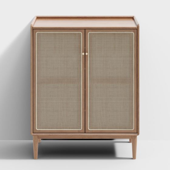 Stylish Vintage Cabinet 3D model for Modern Spaces