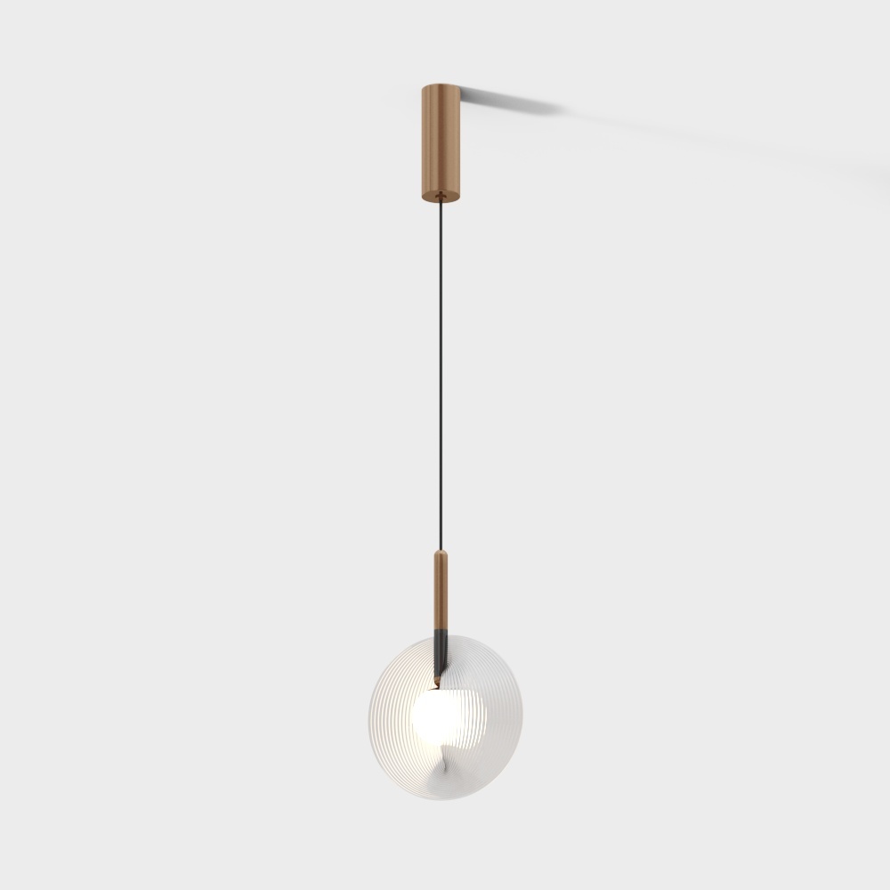 Stylish Low-Polygon Chandelier 3D model