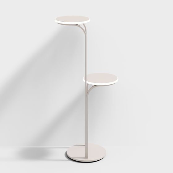 Elegant Flower Stand 3D model