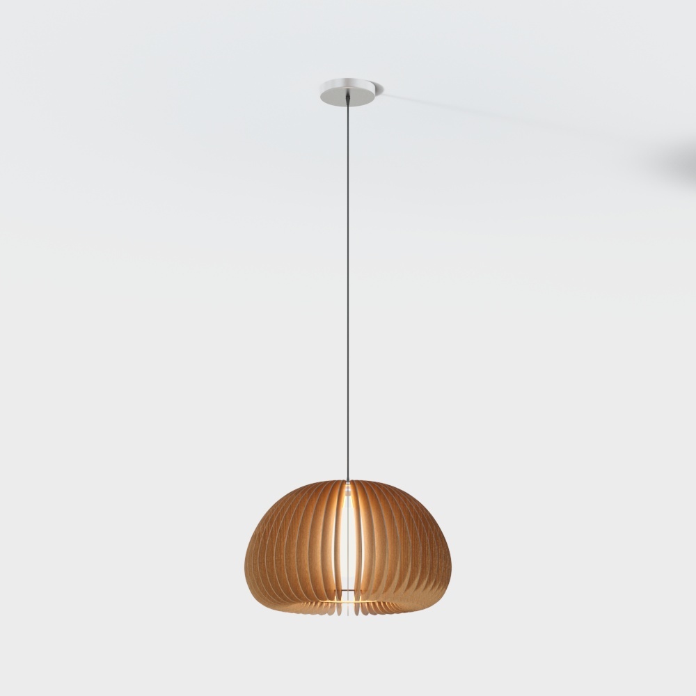 アメリカのレトロな日本の木製リンゴシャンデリア・ヴィンテージ食事台北のヨーロッパの寝室の研究シャンデリア - バーチシャンデリア・直径 45CM