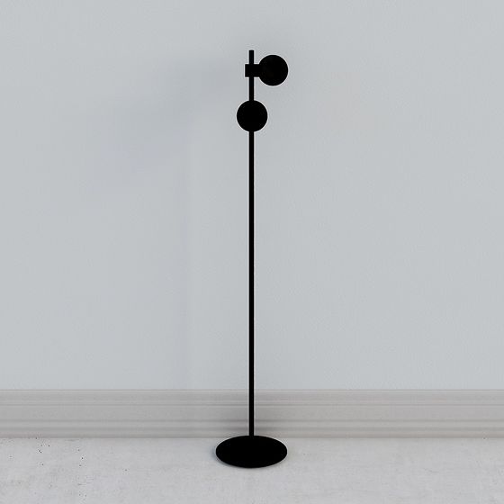 Stylish Minimalist Floor Lamp 3D model