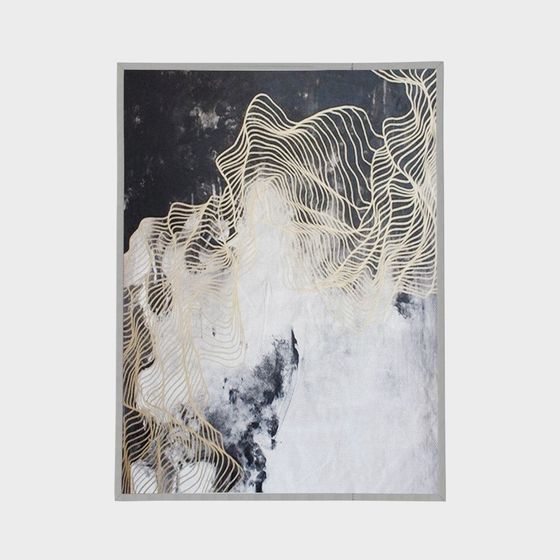 Captivating Abstract Line Art 3D Model