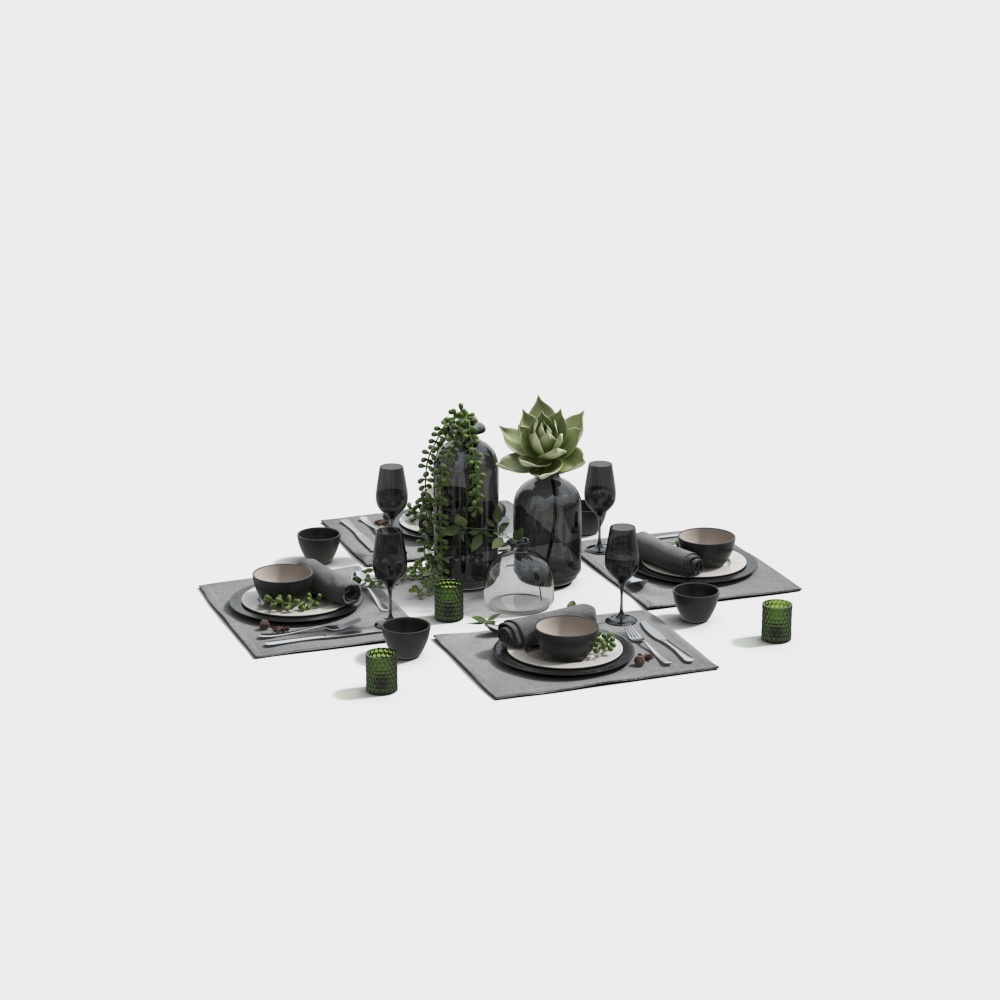 Combinazione di Posate Moderna