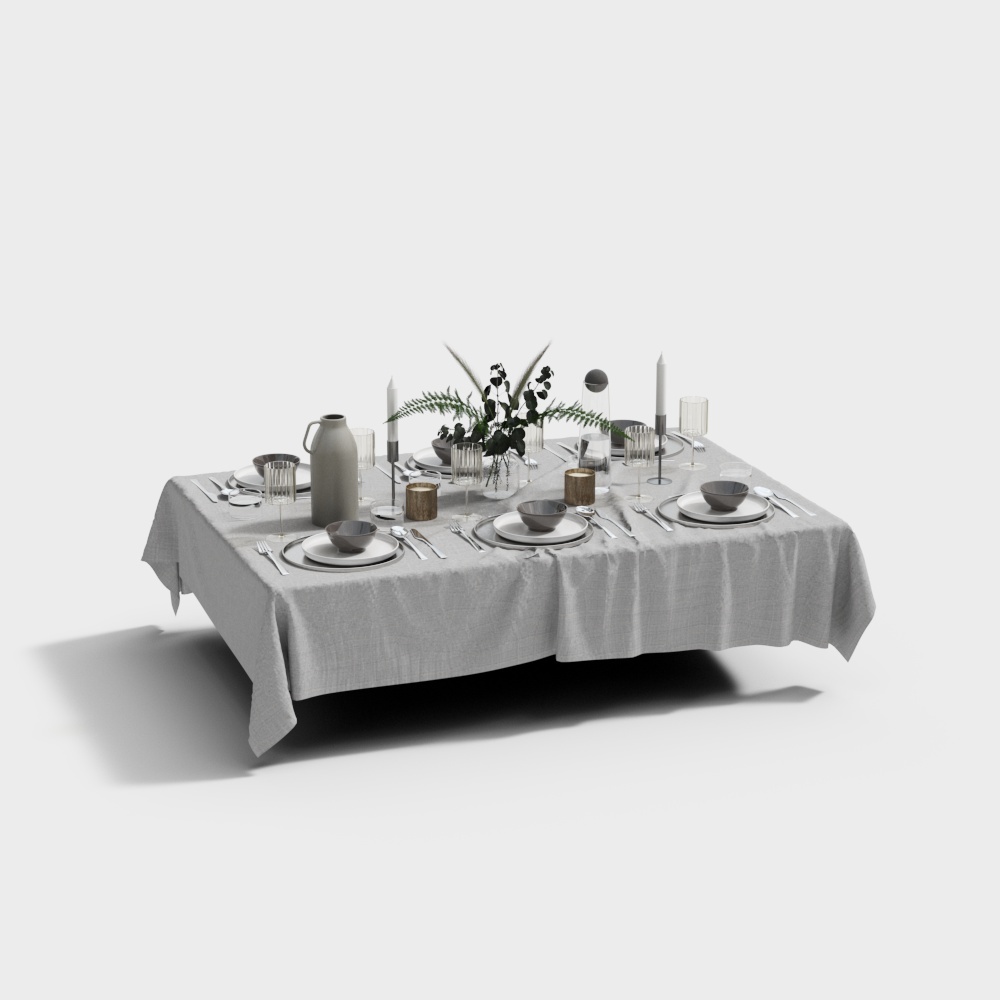 Modern light luxury tableware combination-2