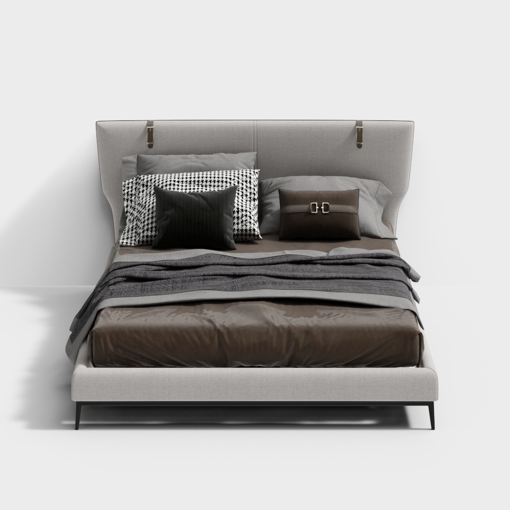 Modern double bed-10