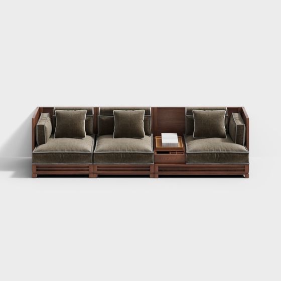 Urban Comfort Sofa 3D model for Modern Spaces
