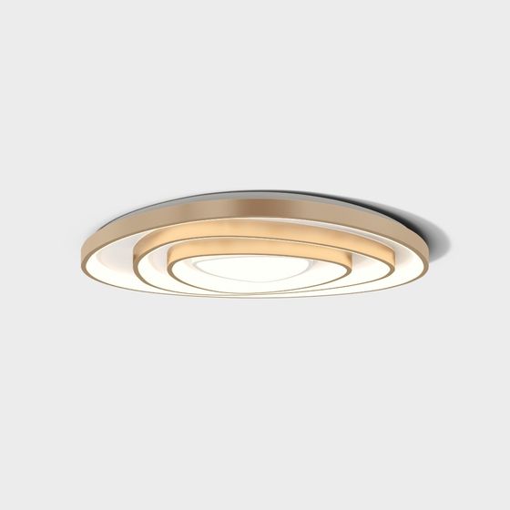Stylish Ceiling Light 3D model for Modern Interiors