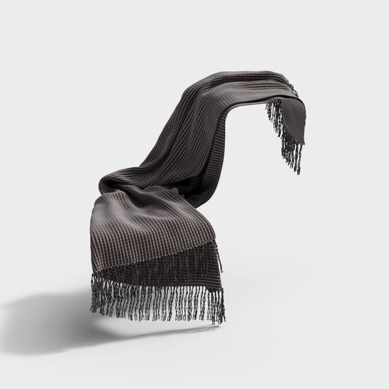 Tassel Scarf 3D Model Design