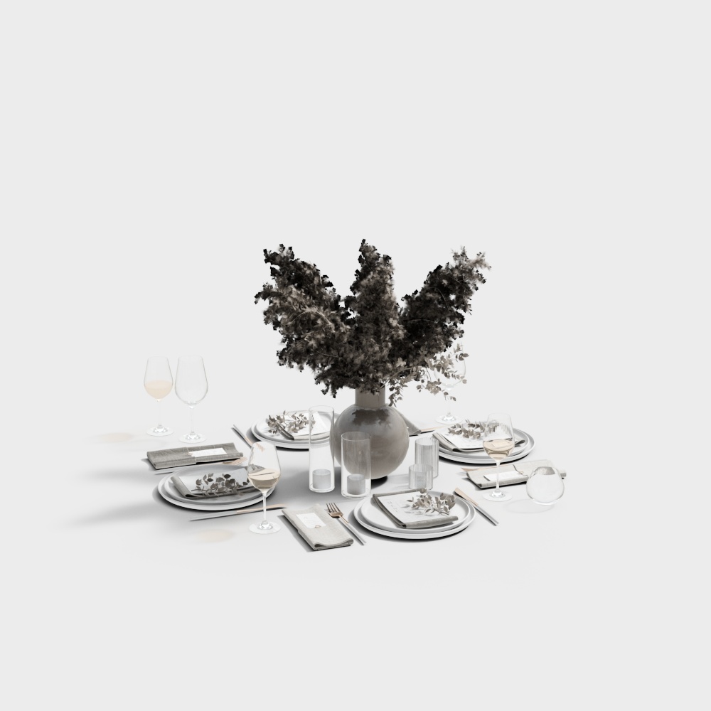 Set di stoviglie moderne