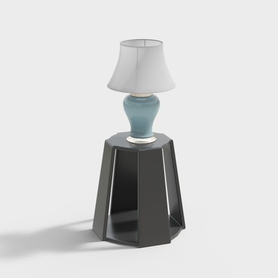 Elegant Table Lamp 3D model for Modern Interiors