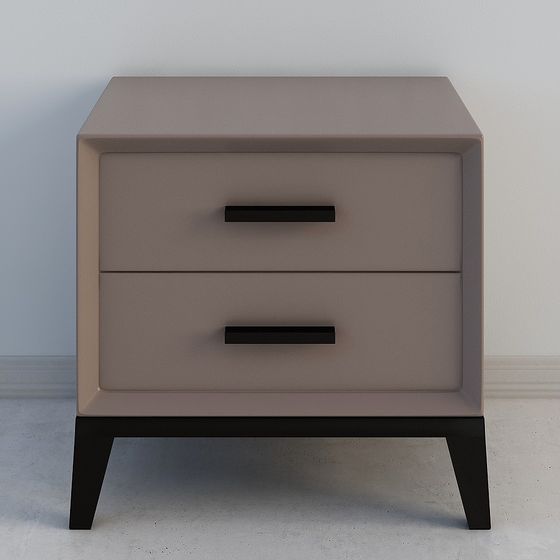 Urban Elegance Bedside Table 3D model