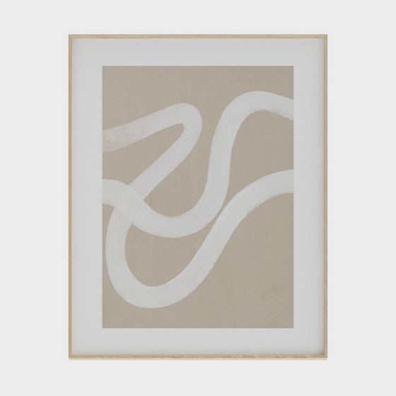 Abstract Line Framework 3D model Design