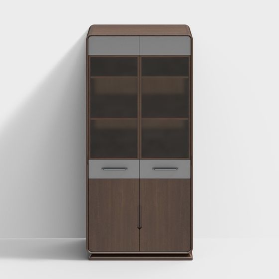 Urban Window Display Cabinet 3D model for Creative Spaces