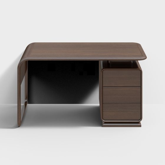 Urban Workspace Desk 3D model for Modern Creativity