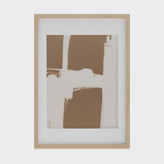 Abstract Frame 3D model for Modern Art