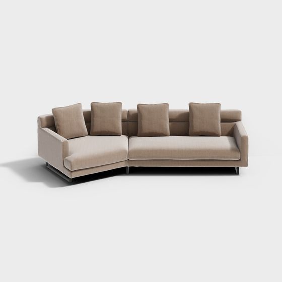 Urban Comfort Sofa 3D model