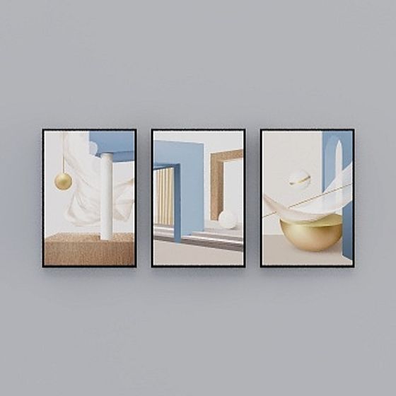 드래곤스미스 장식 - 북유럽 현대 미니멀리스트 스타일 - 거실 장식 그림 9157