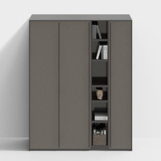 Urban Bookshelf 3D model